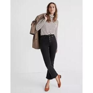 Madewell Black Ankle & Cropped Jeans